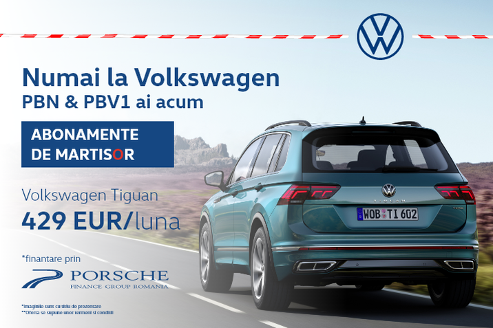 Abonament Volkswagen PIA de Martisor