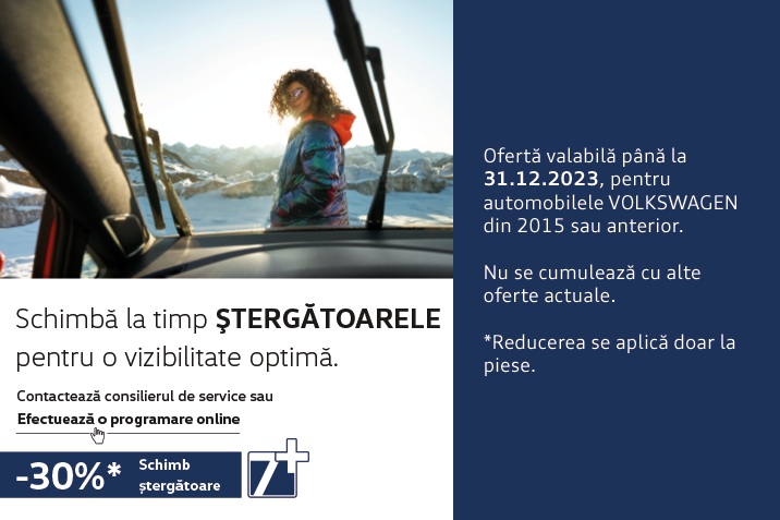  -30% Schimb stergatoare